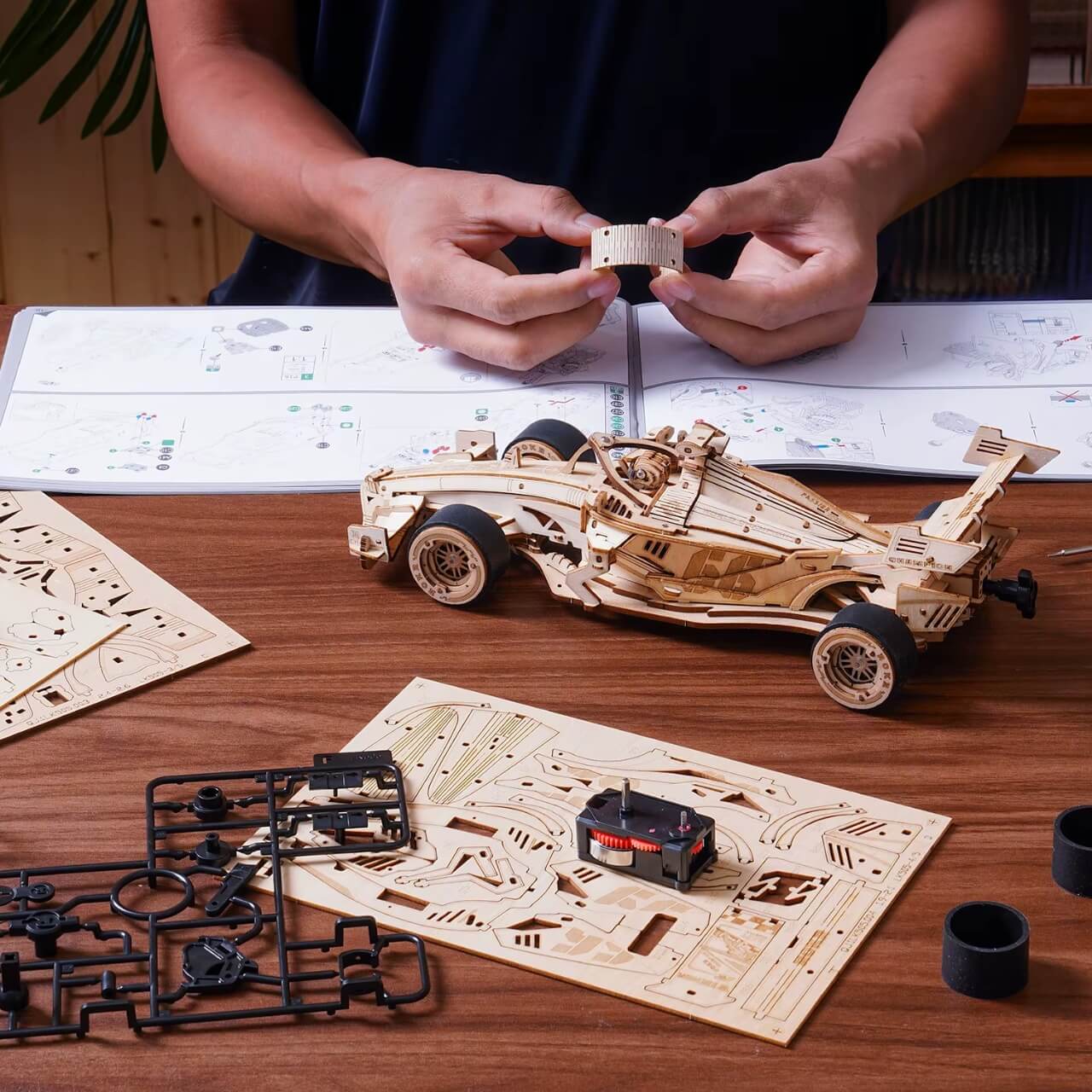 3D Wooden Racing Car Puzzle