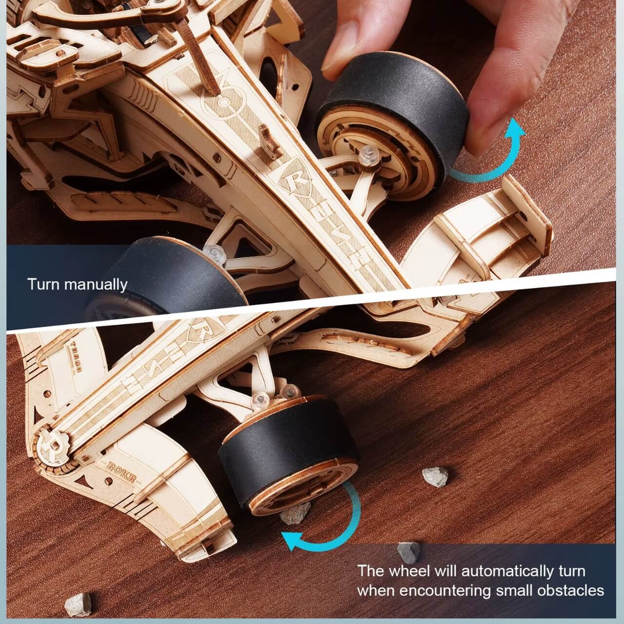 3D Wooden Racing Car Puzzle