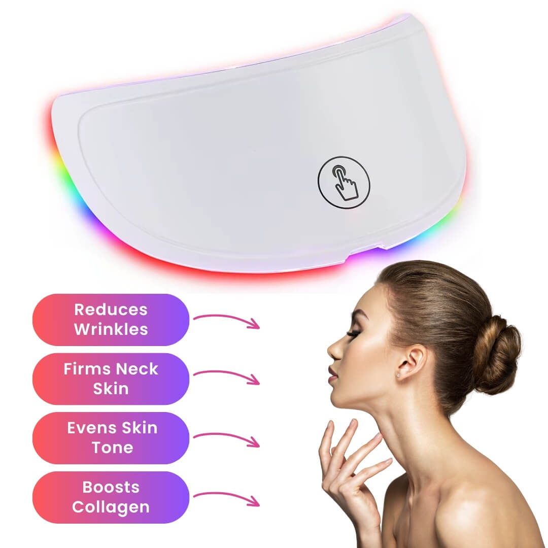 LED Neck Lift Mask – 7-Color Light Therapy