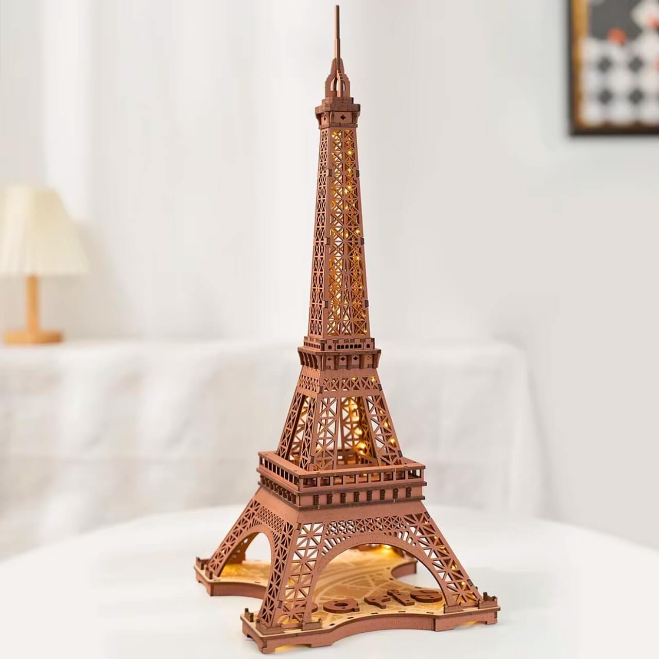 Eiffel Tower at Night 3D Wooden Puzzle