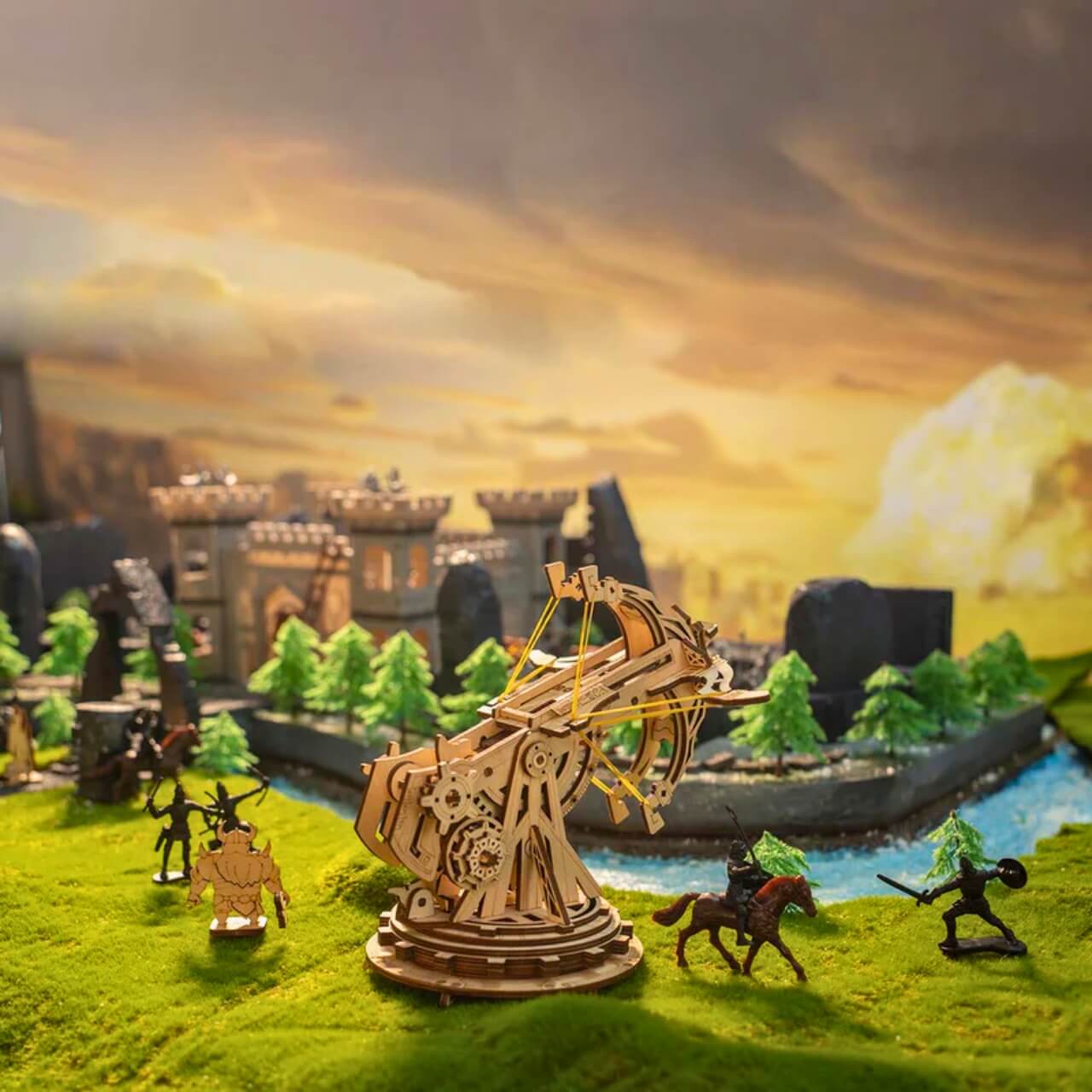 Medieval Siege Machines 3D Wooden Puzzle