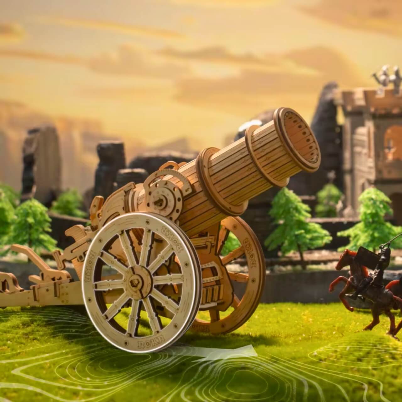 Medieval Siege Machines 3D Wooden Puzzle