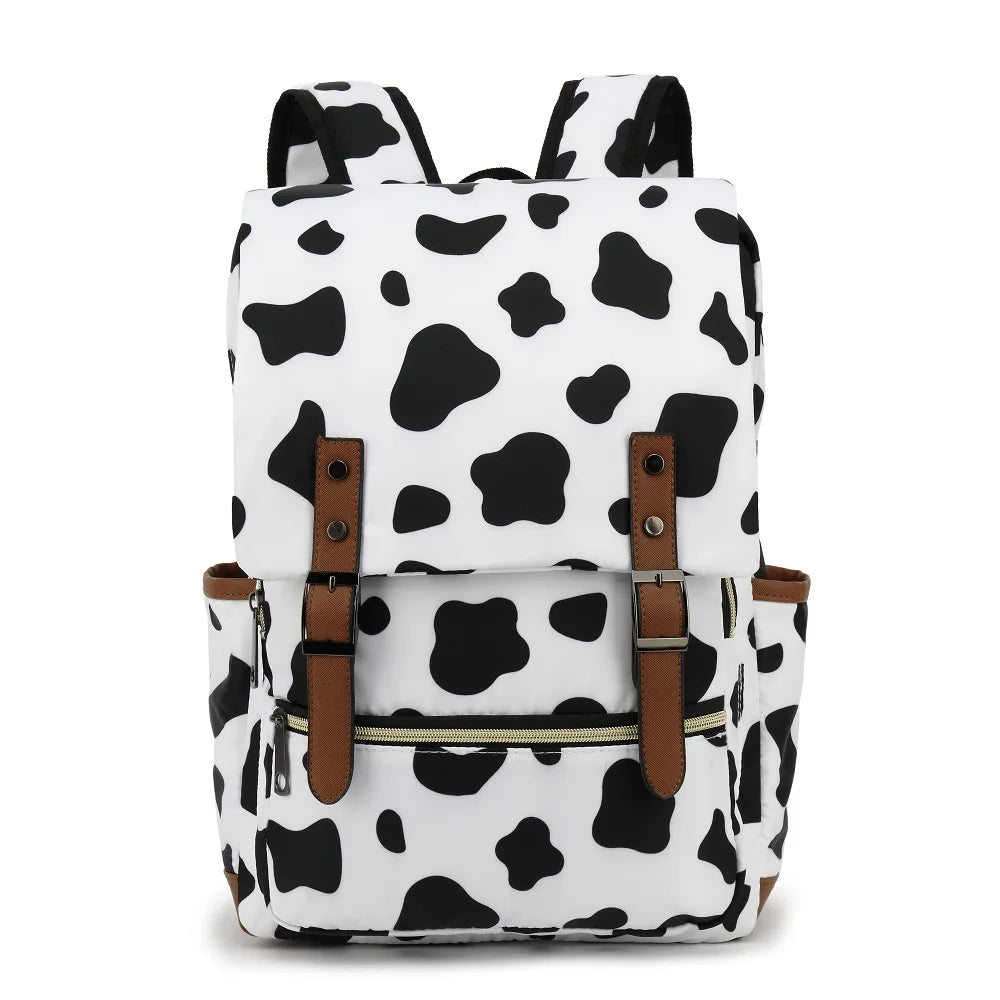 Vintage Oxford Waterproof Backpack Milk