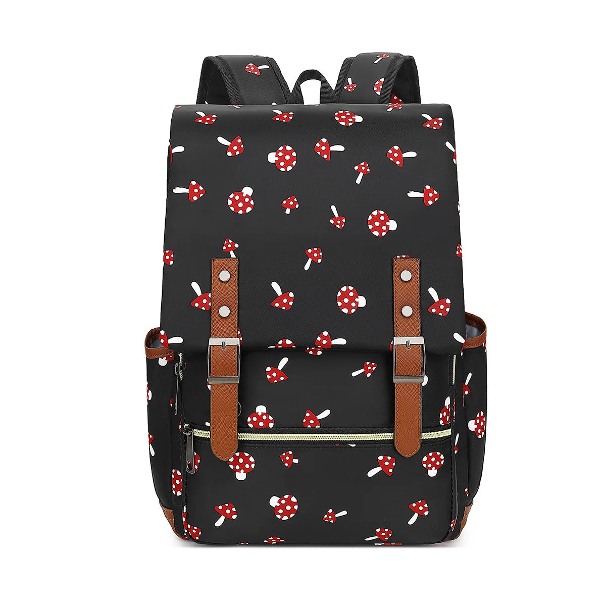 Vintage Oxford Waterproof Backpack Mushroom