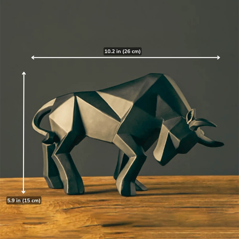 Wall Street Bull Resin Sculpture