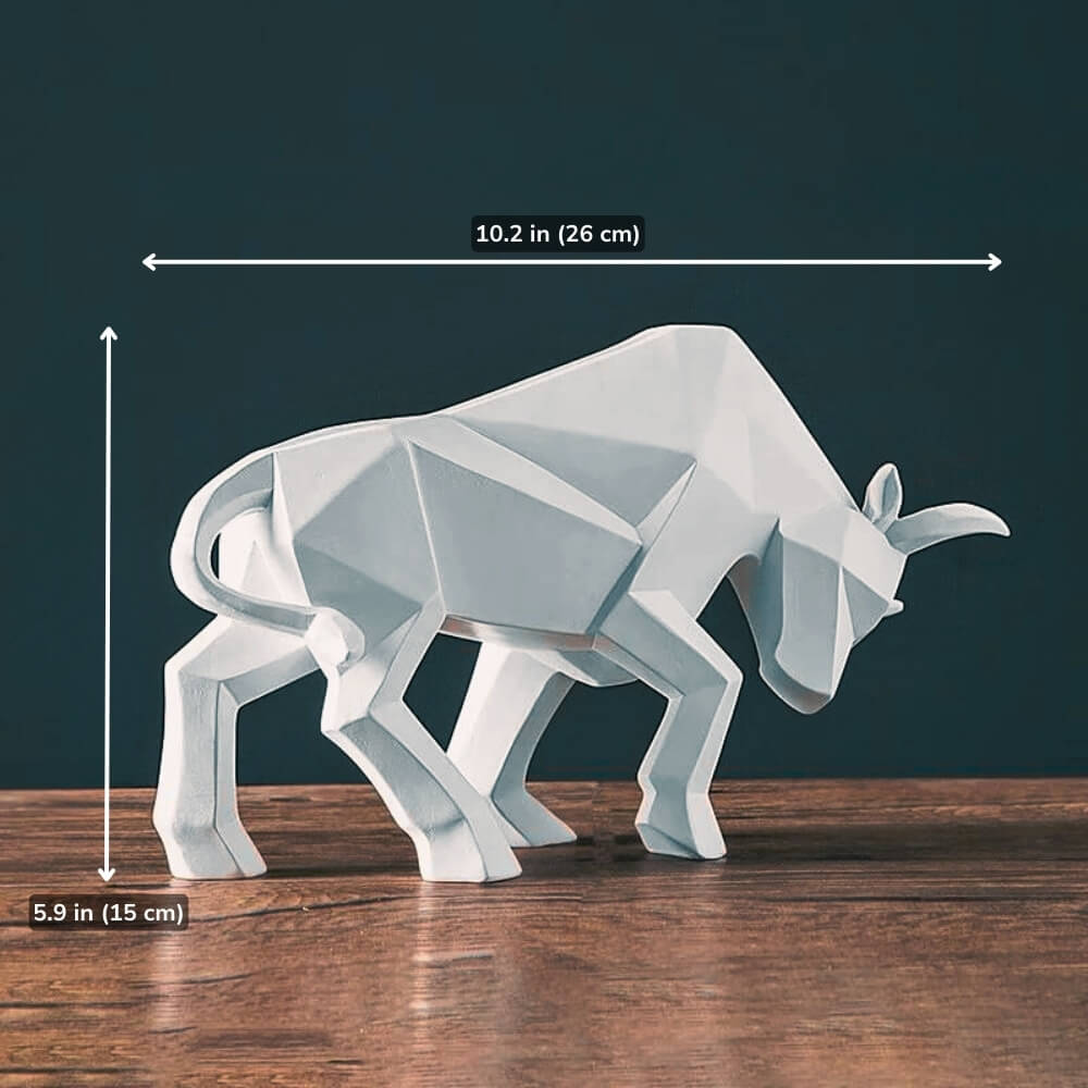 Wall Street Bull Resin Sculpture