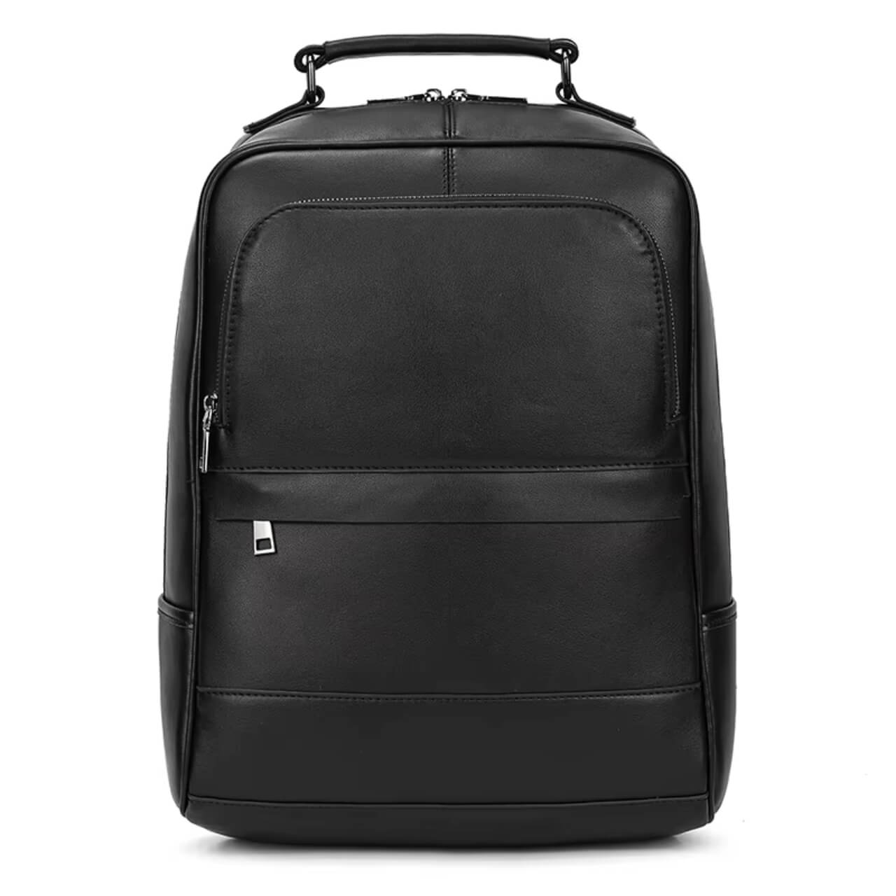 Men’s Premium Full-Grain Leather Laptop Backpack
