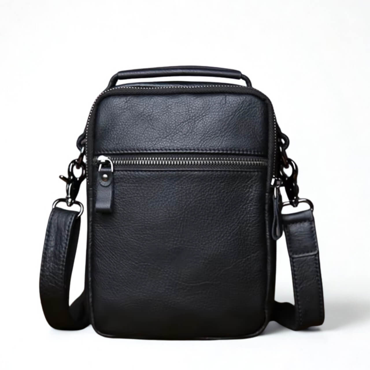 Men's Genuine Leather Crossbody Bag