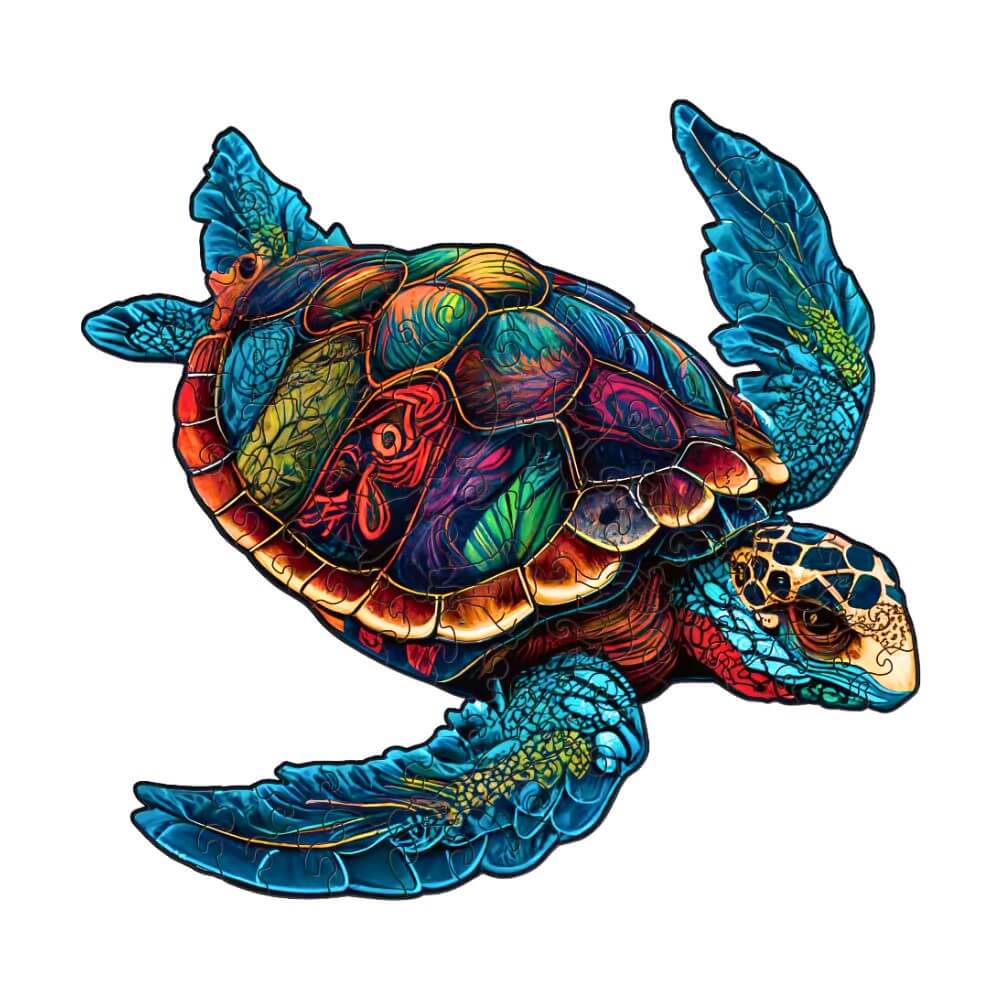 Sea Turtle Wooden Jigsaw Puzzle