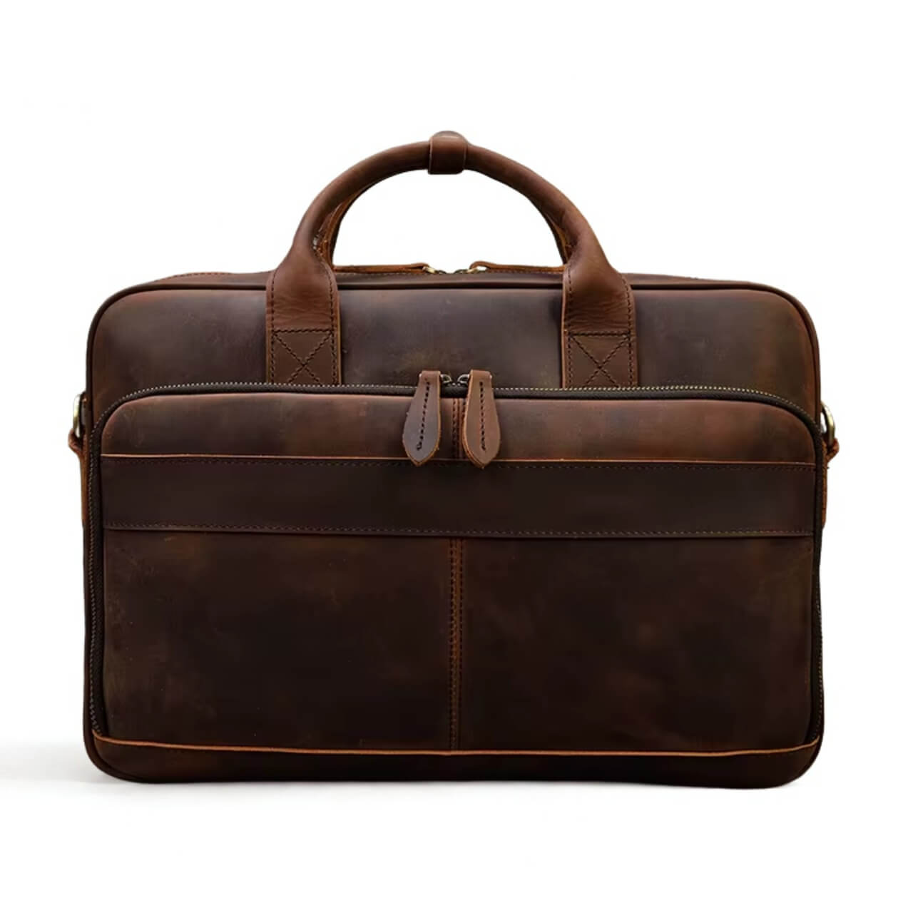 Men’s Genuine Leather 15.6” Laptop Briefcase
