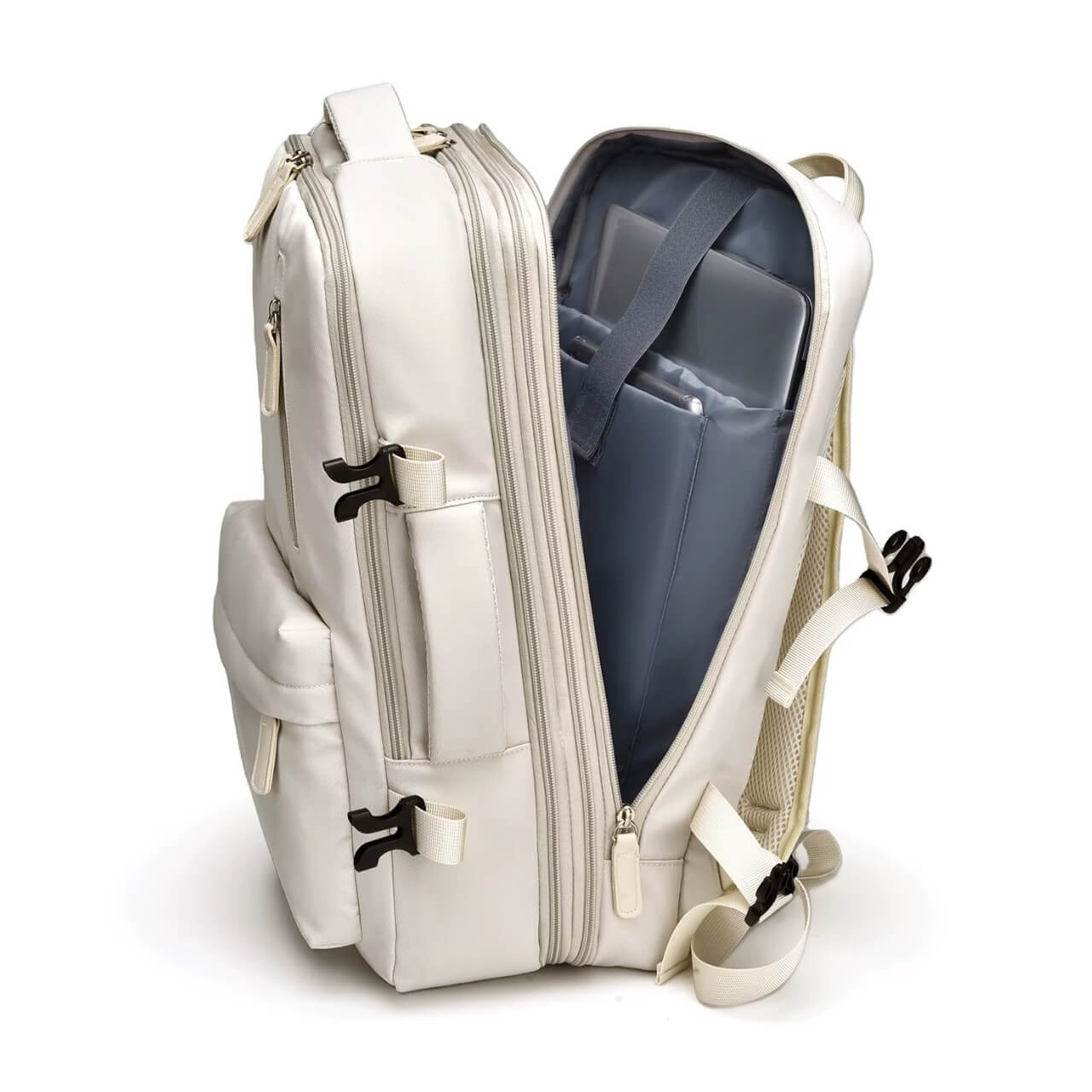 Expandable Cabin Backpack – Fits 15.6” Laptop, Travel & Everyday Use